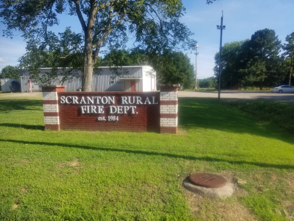 Scranton Rural Fire Dept sign